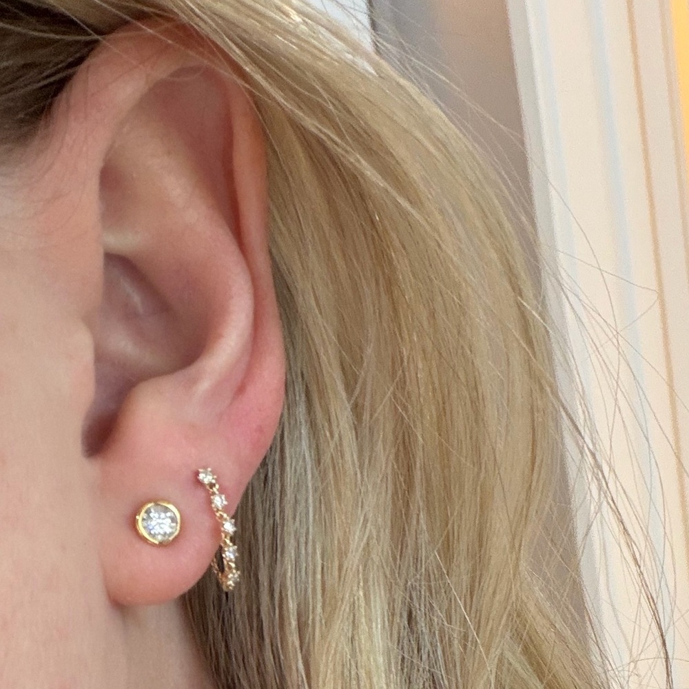 Catbird Gold Comet Diamond Earring (Single) - Picture 6 of 6